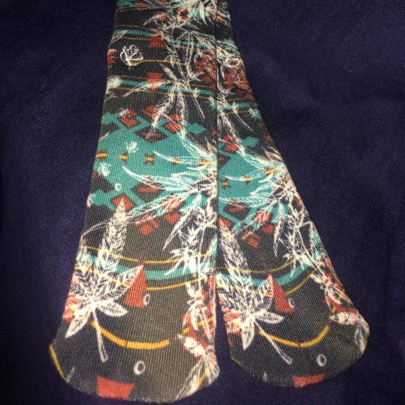 KurB Bud Leaf Aztec Thick Cozy Socks - Picture 6 of 7